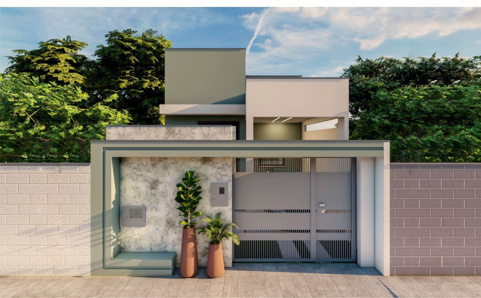 Fachada da casa MONTERREY em Bocaiúva