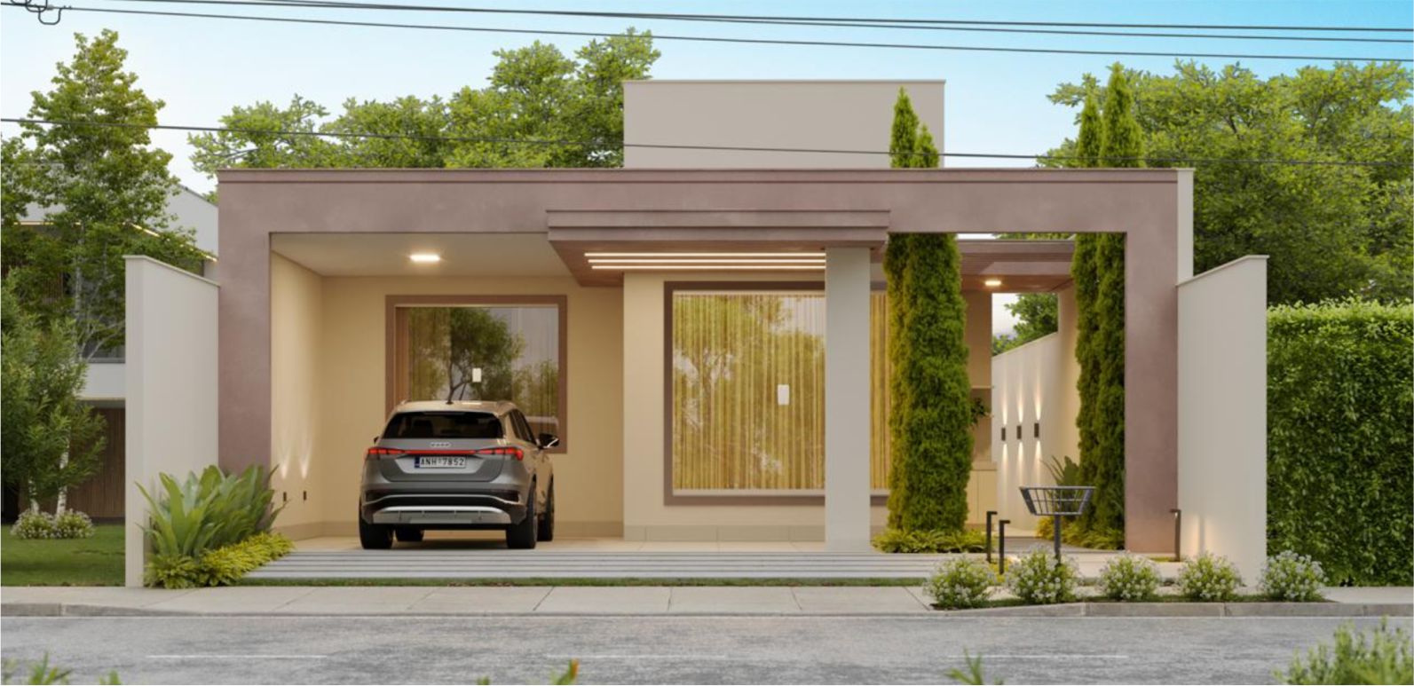 Fachada da casa JD. DAS PALMEIRAS em Bocaiúva